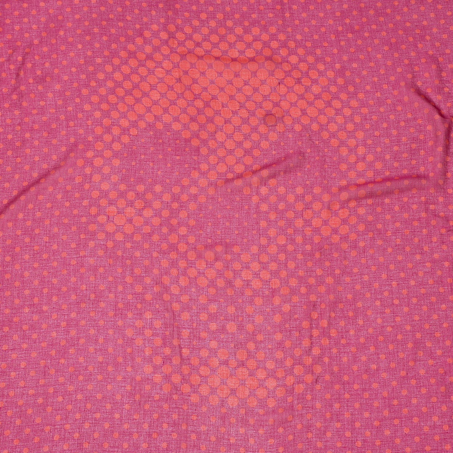Alexander McQueen Modal Silk Dot Scarf Fuchsia Orange 3 of 5