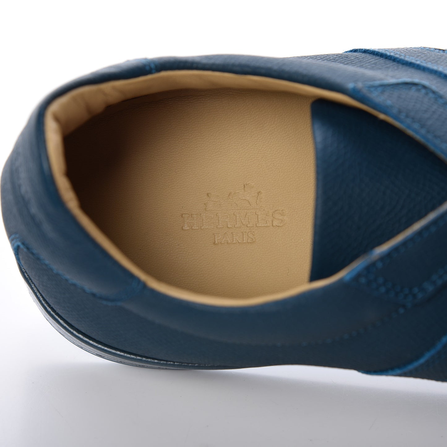 Matte Epsom Calfskin Mens Olympic Sneakers 42 Bleu Cobalt