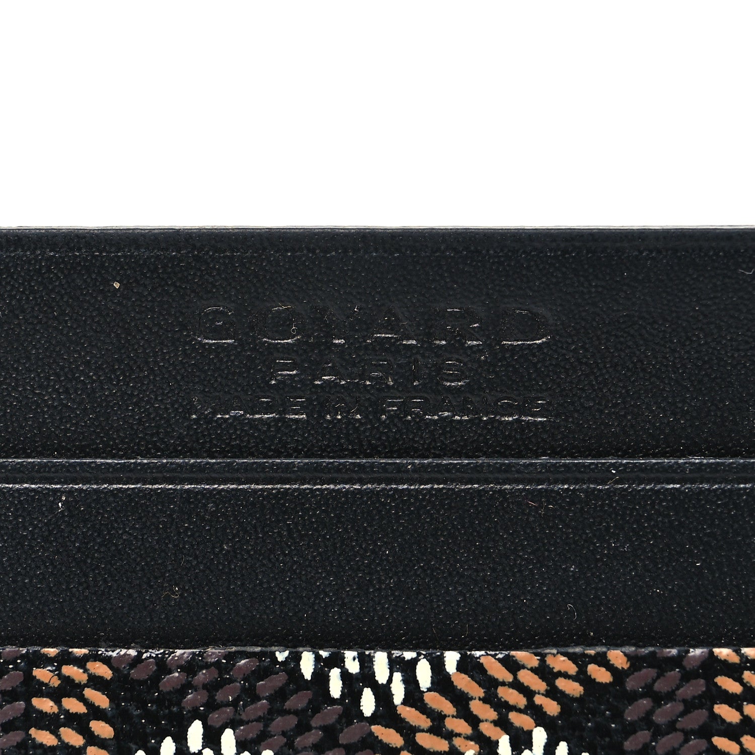 Goyard Goyardine Saint Sulpice Card Holder Black 6 of 11