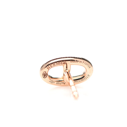 Hermes 18K Rose Gold TPM Farandole Stud Earrings 4 of 5