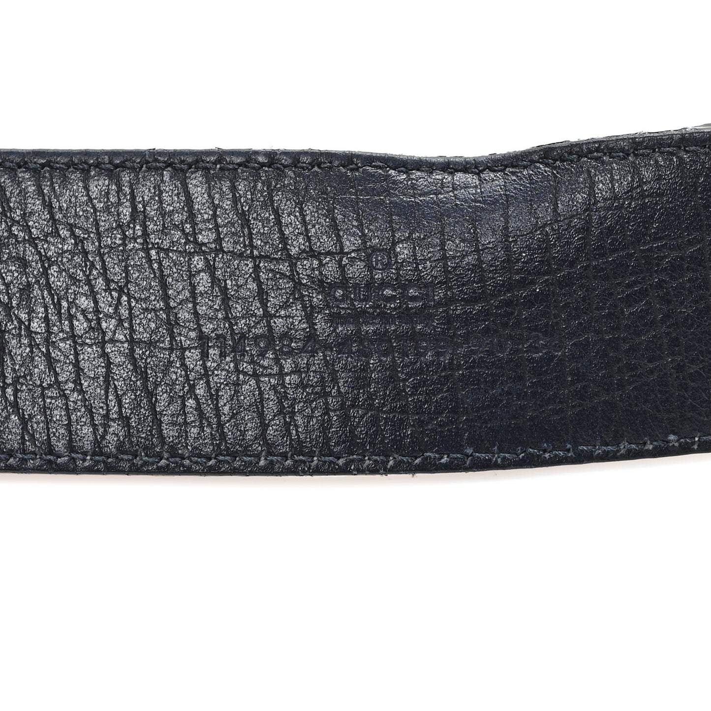 GG Plus Monogram Interlocking G Belt 90 36 Navy