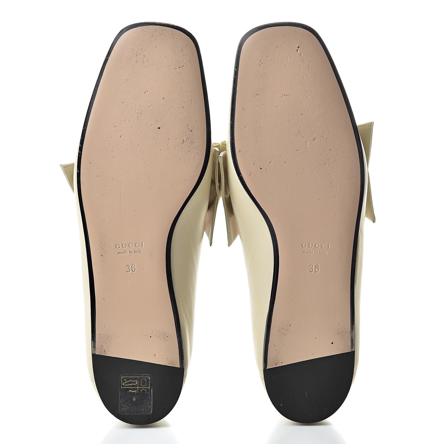 Nappa Pearl Studded Queen Margaret Loafers 36 White