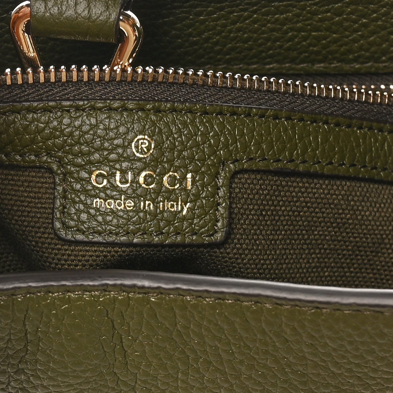Gucci Grand Prix Calfskin Web Medium Jackie 1961 Hobo Dark Green 6 of 9
