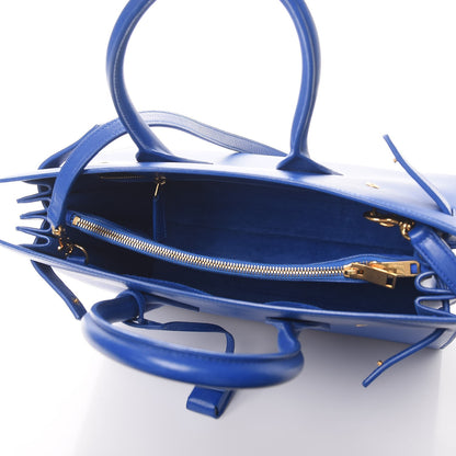 Saint Laurent Calfskin Small Sac De Jour Blue Majorelle 5 of 11