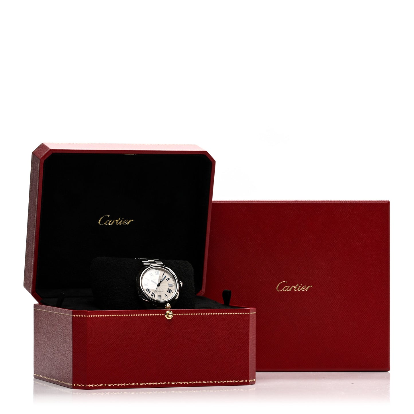 Stainless Steel 35mm Cle De Cartier Automatic Watch