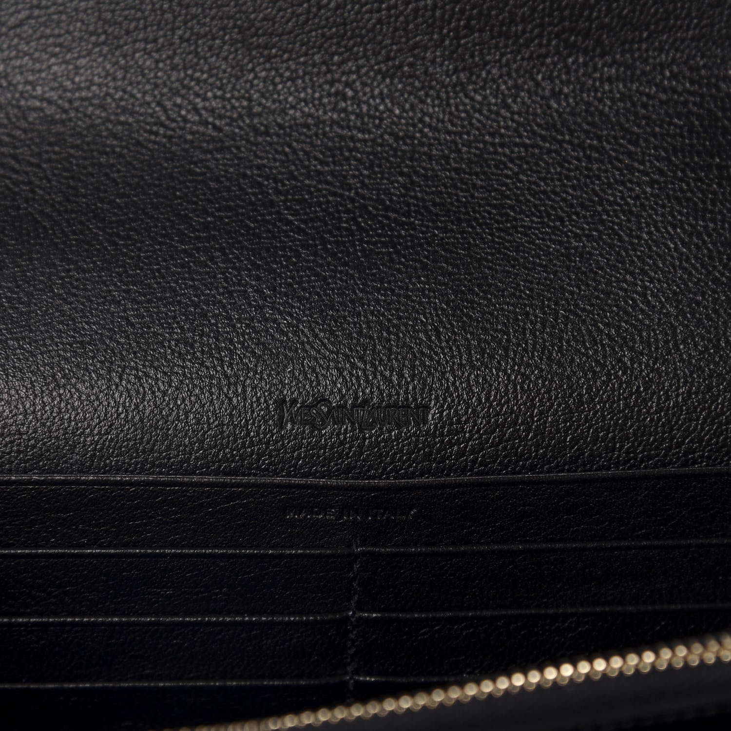 Saint Laurent Calfskin Monogram Belle de Jour Chain Clutch Black 8 of 11