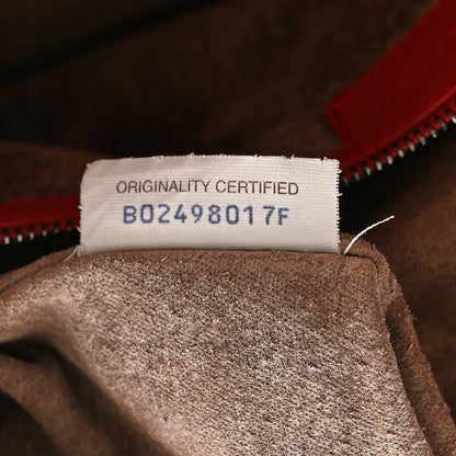 Bottega Veneta Nappa Intrecciato Ruffle Large Veneta Hobo Red 8 of 11