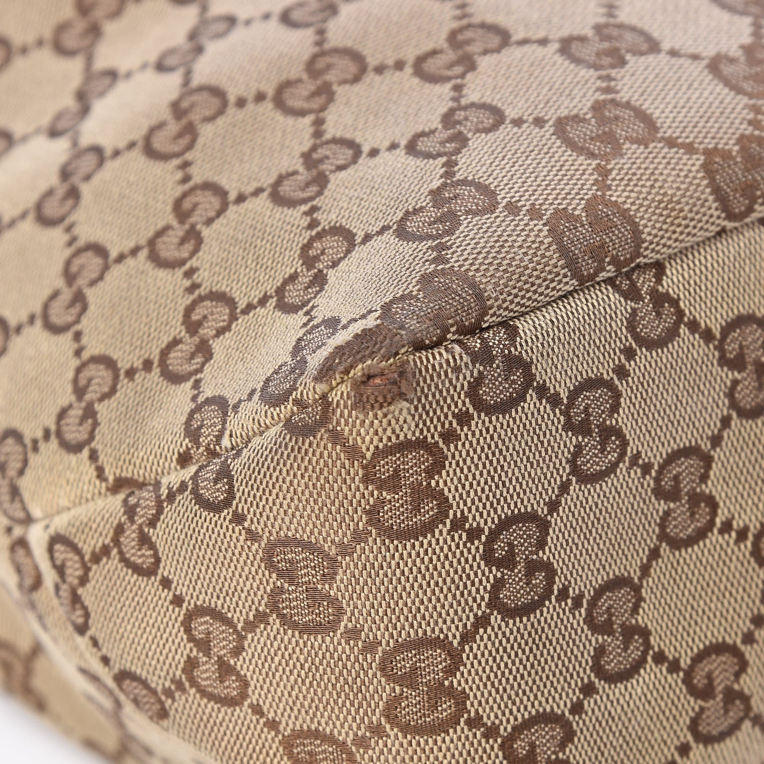 Gucci Monogram Medium Horsebit Chain Hobo Dark Brown 10 of 13