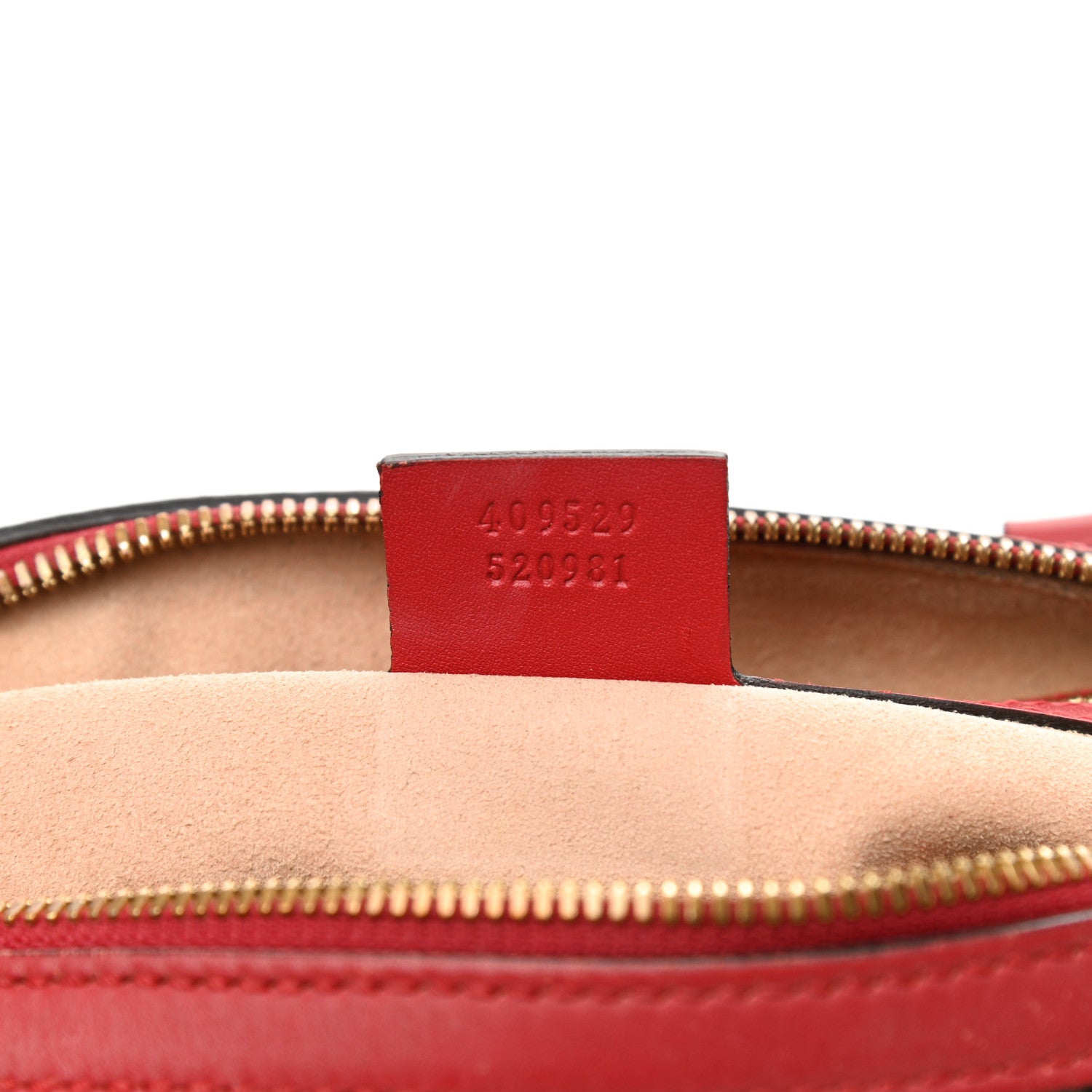 Gucci GG Supreme Monogram Kingsnake Heart Embroidered Small Boston Red 7 of 10