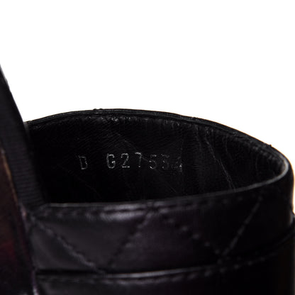 Chanel Lambskin Quilted Turn Lock CC Platform Mule 38 Black 10 of 12