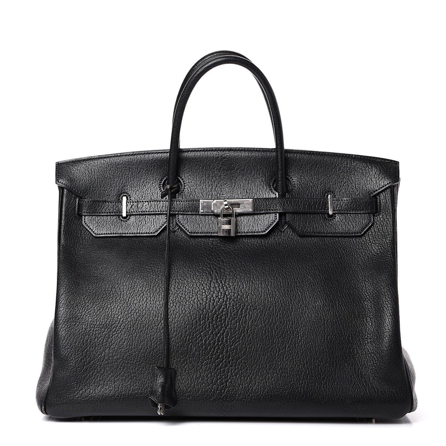 Chevre De Coromandel Birkin 40 Black