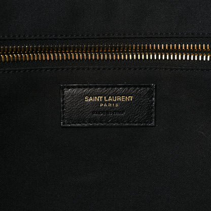 Saint Laurent Linen Calfskin Rive Gauche Tote Natural 6 of 14