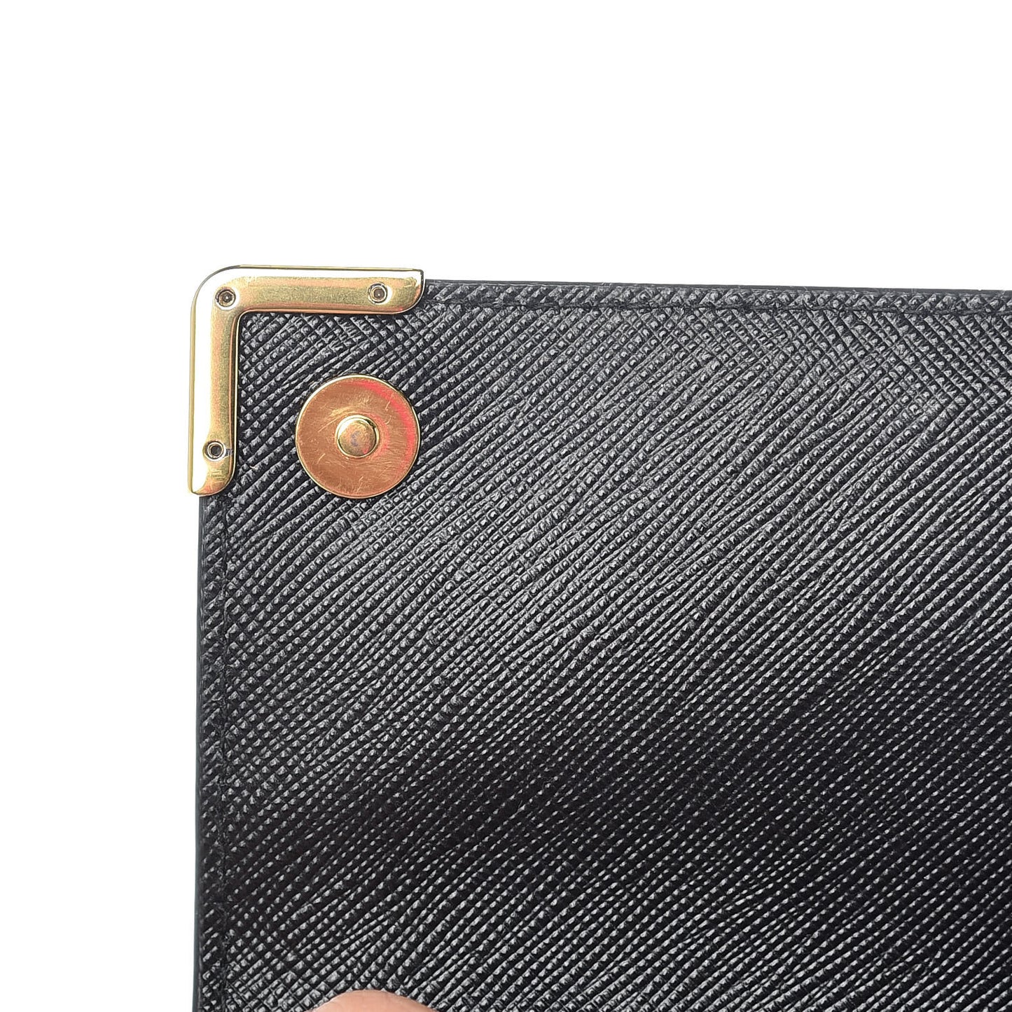 Saffiano Cahier Mini Bag Black