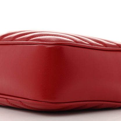Saint Laurent Calfskin Matelasse Monogram Lou Camera Bag Rouge Eros 10 of 13
