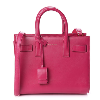 Saint Laurent Calfskin Nano Sac De Jour Bubblegum 1 of 10