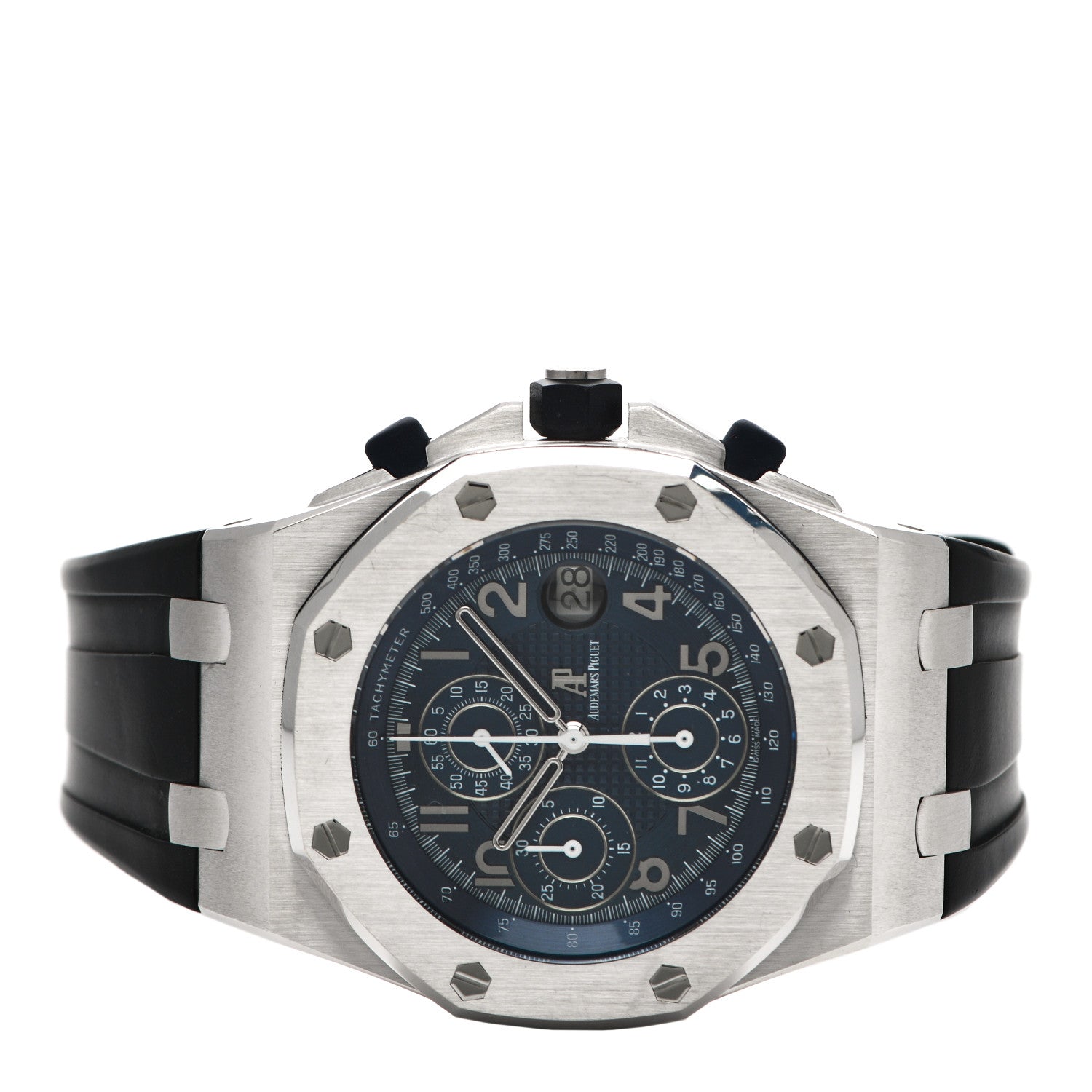 Audemars Piguet 18K White Gold Rubber 42mm Royal Oak Offshore Pride of Russia Automatic Watch Blue 26061BC.OO.D001CR.01 2 of 7