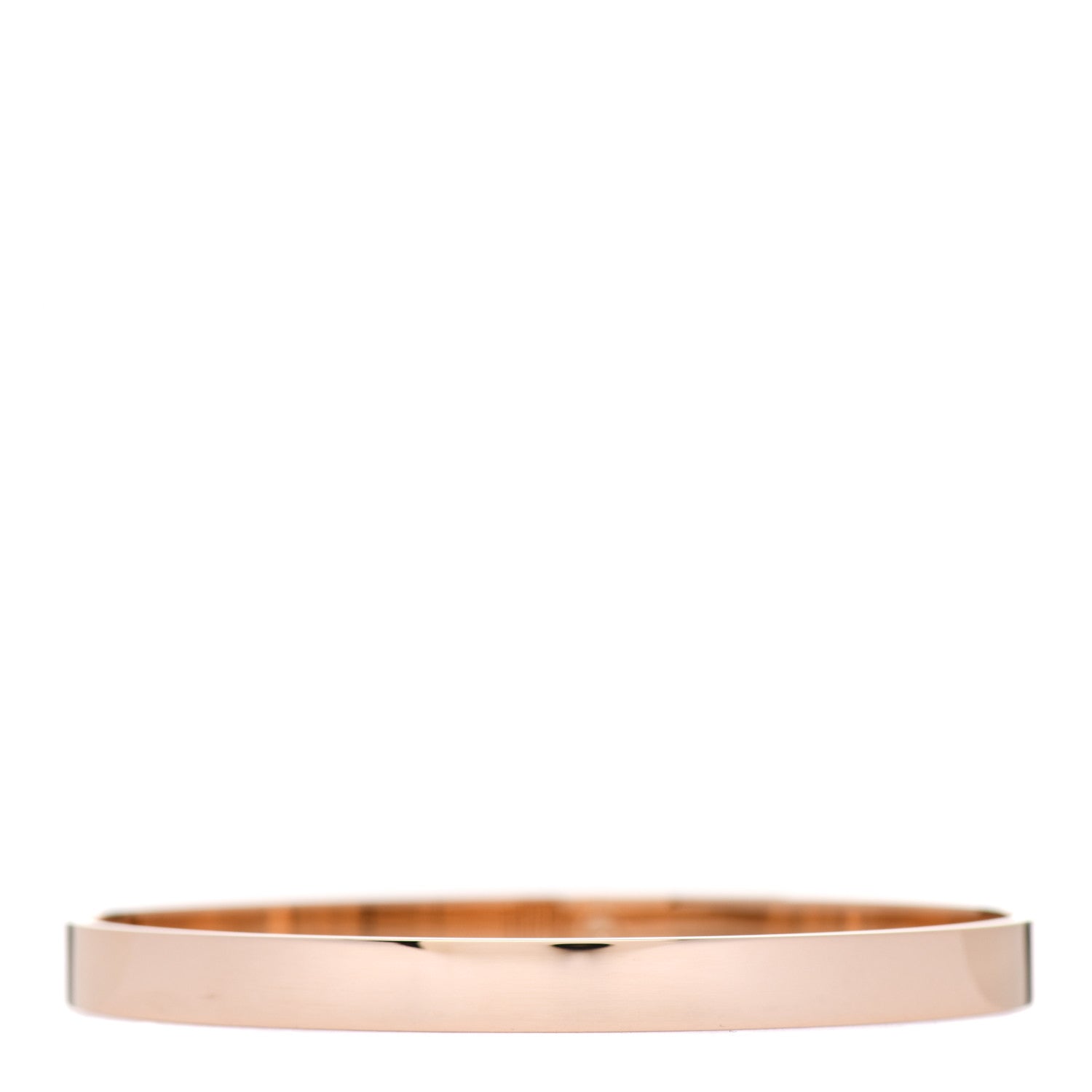 Hermes 18K Rose Gold Diamond PM Kelly Bracelet LG 2 of 4