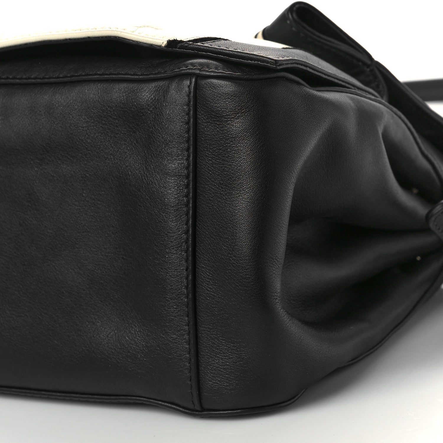 Valentino Garavani Lambskin Snakeskin Bloomy Crossbody Bag Black 8 of 8