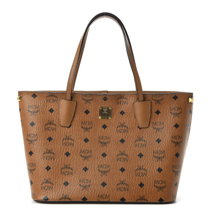 MCM Visetos Small Project Tote Cognac 1 of 9