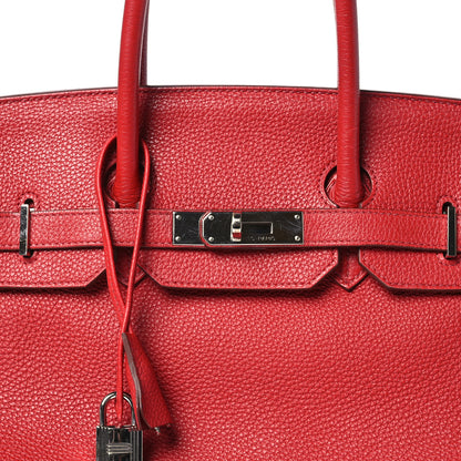 Hermes Togo Birkin 35 Rouge Garance 8 of 16