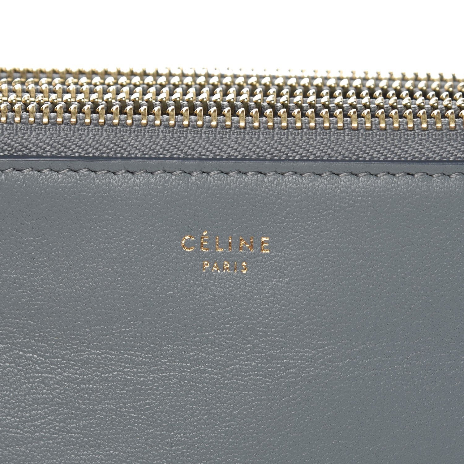Celine Lambskin Small Trio Crossbody Bag Storm 7 of 10