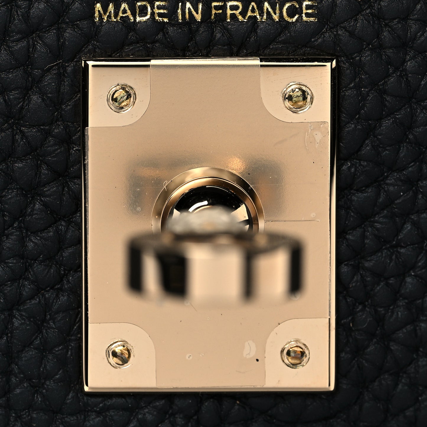 Togo Lizard Kelly Retourne Touch 25 Black