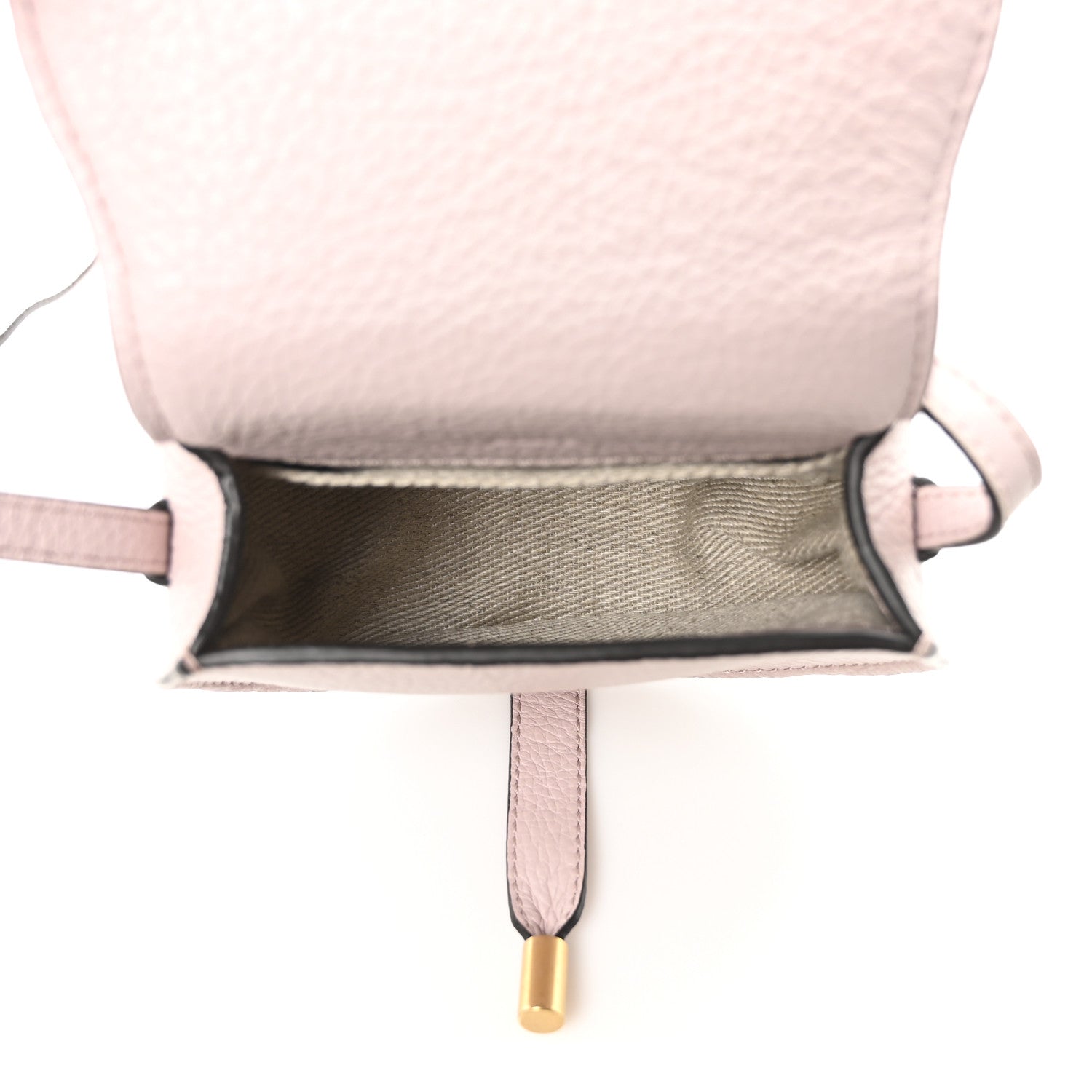 Chloe Calfskin Nano Marcie Saddle Bag Misty Lavender 5 of 9