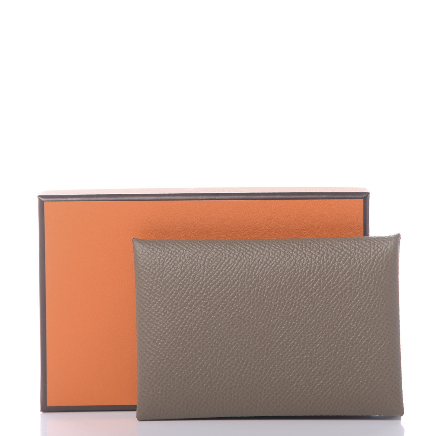 Epsom Calvi Card Case Etoupe