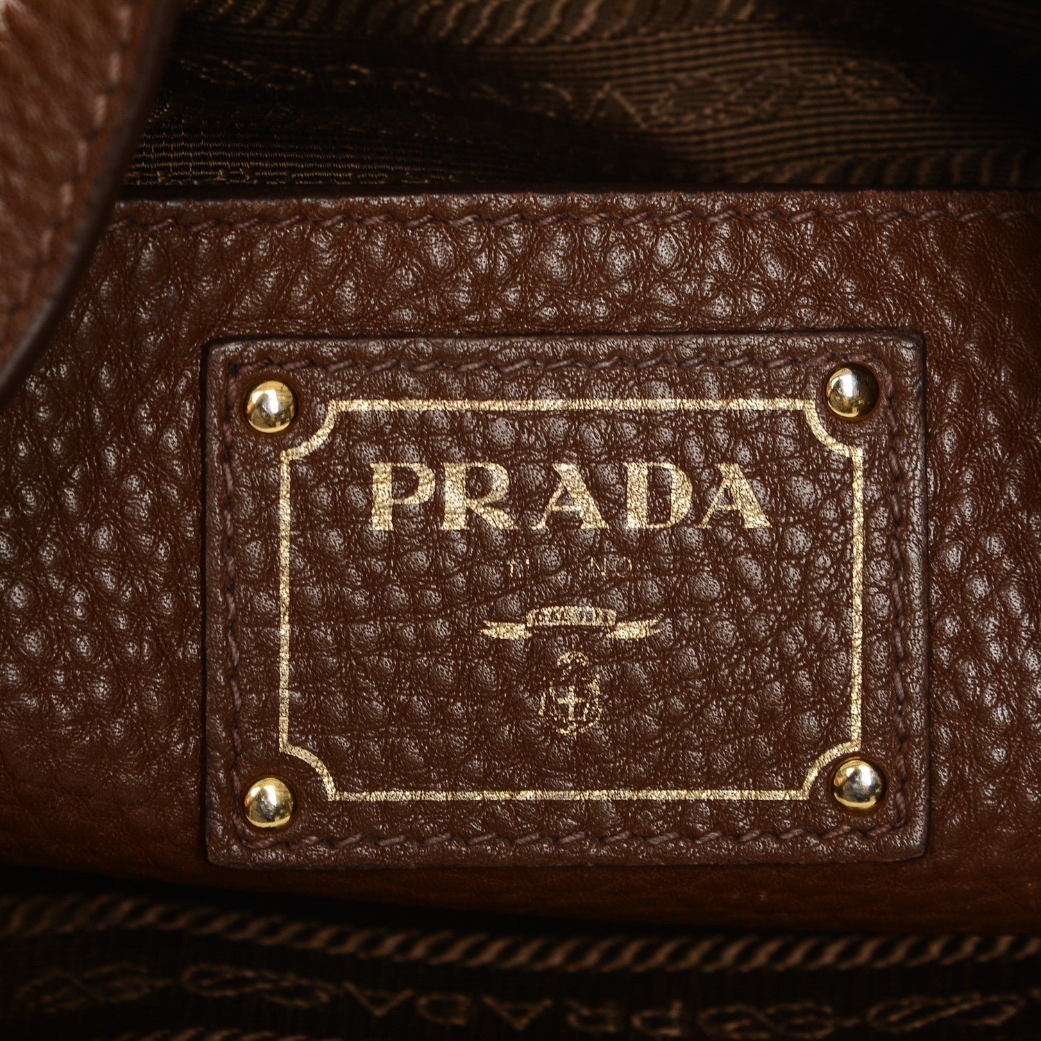 Prada Vitello Daino Hobo Palissandro 6 of 6