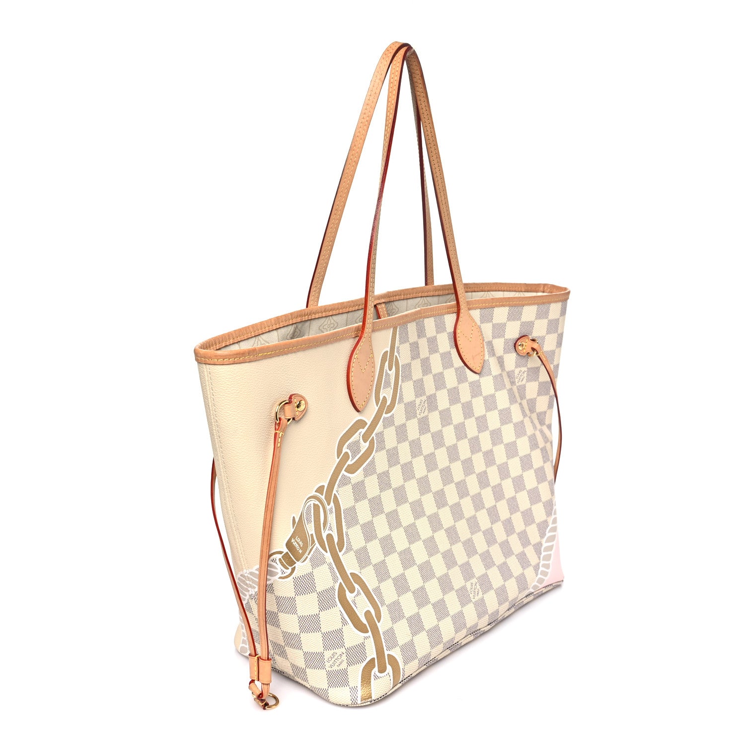 Louis Vuitton Damier Azur Nautical Neverfull MM 4 of 10