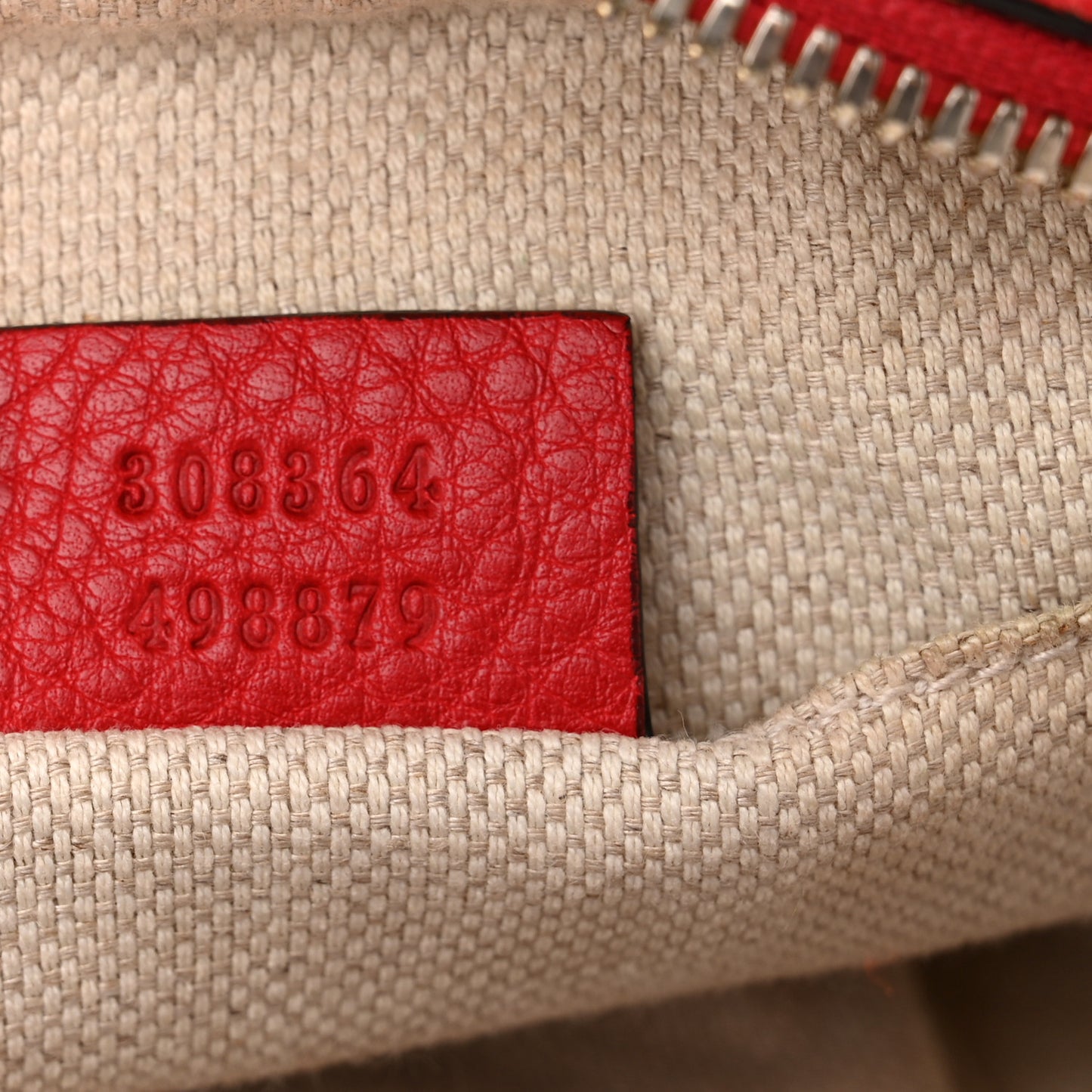 Pebbled Calfskin Small Soho Disco Bag Tabasco Red