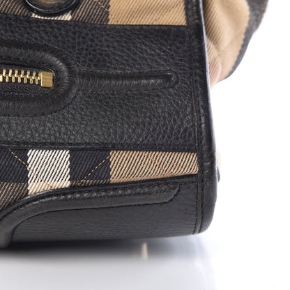 Burberry House Check Quilted Large Manor Tote Black 16 of 16