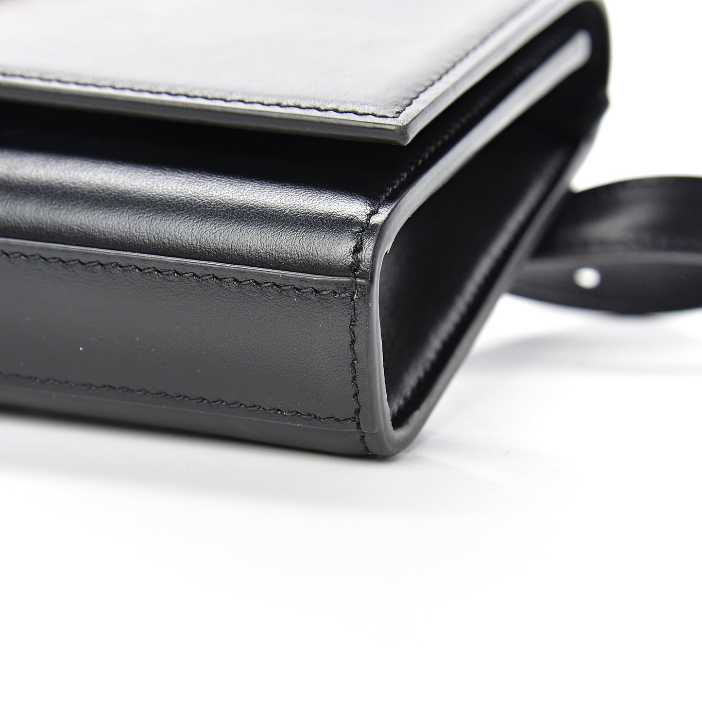 Smooth Calfskin Monogram Kate Belt Bag Black