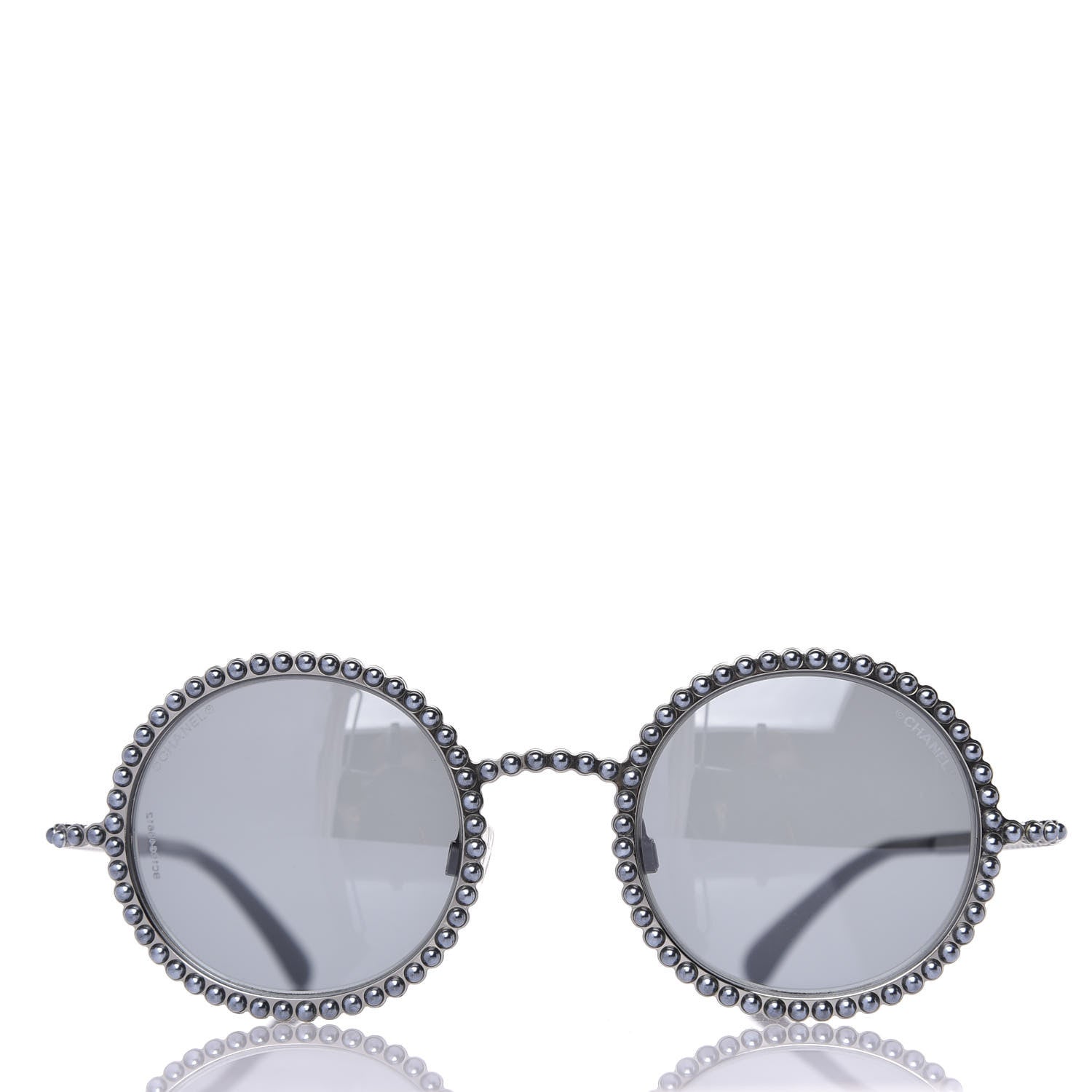 Chanel Pearl Round Sunglasses 71138 Grey 4 of 7