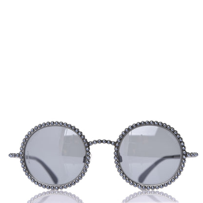 Chanel Pearl Round Sunglasses 71138 Grey 4 of 7