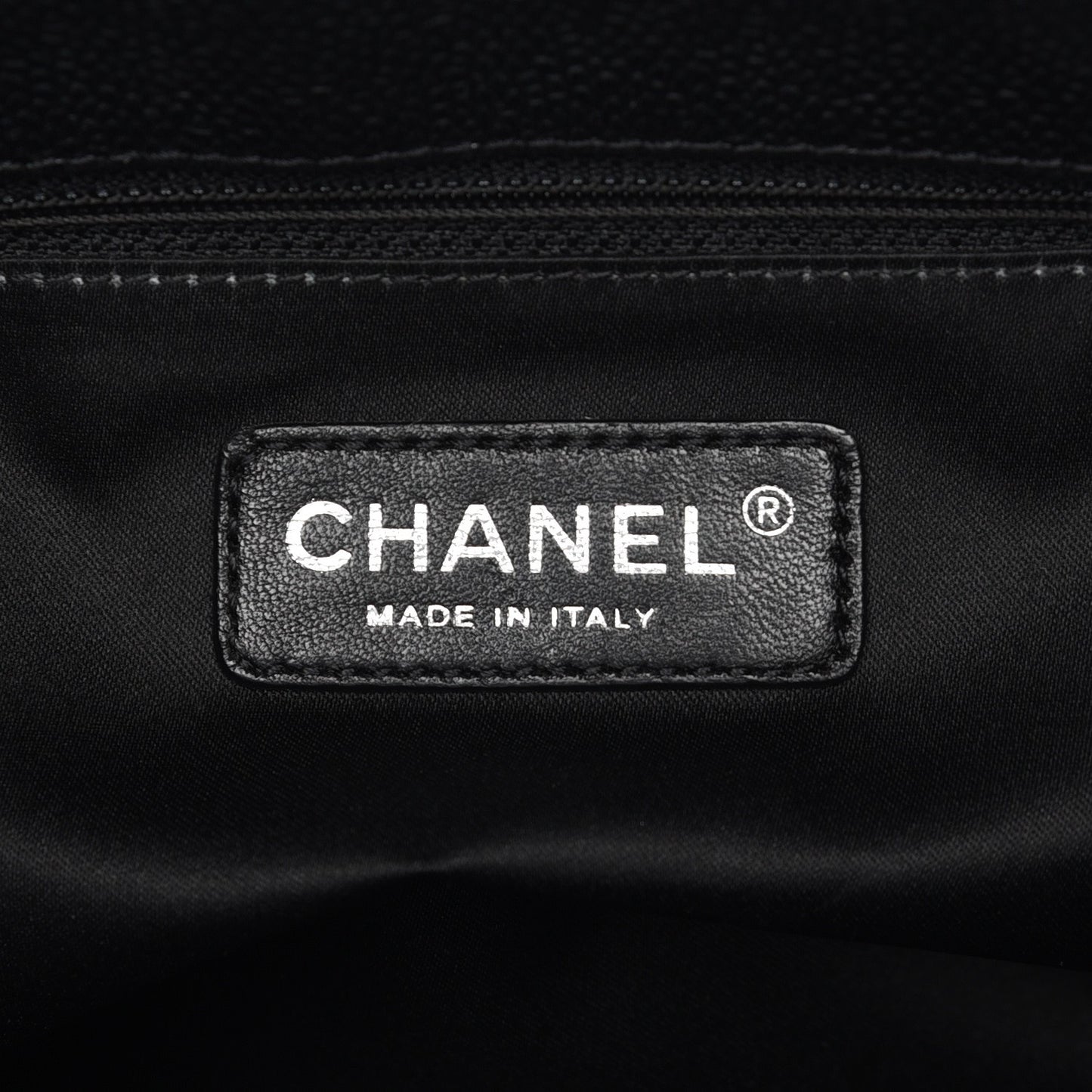 Caviar Quilted Grand Shopping Tote GST Black