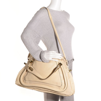 Chloe Calfskin Large Paraty Biscotti Beige 2 of 8