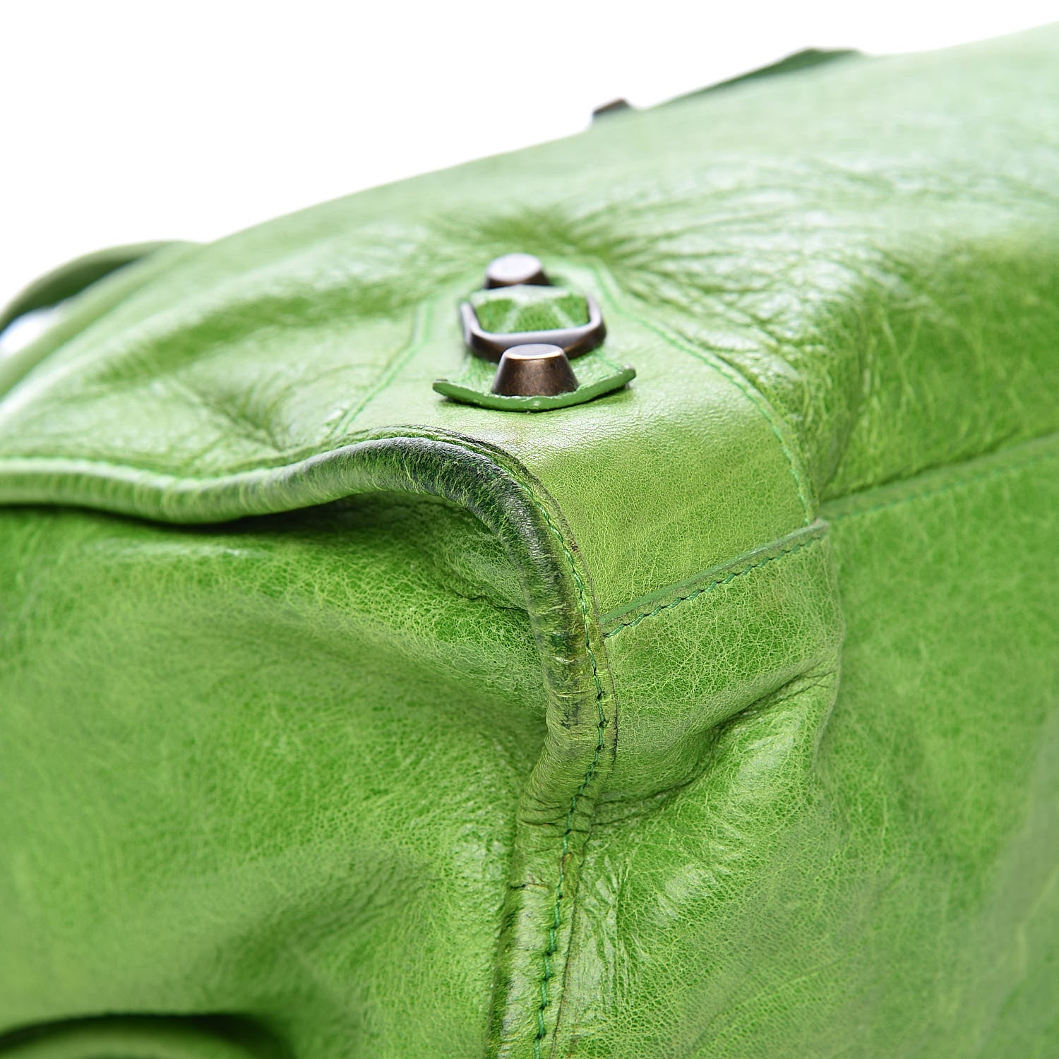 Balenciaga Chevre Classic Hardware City Apple Green 10 of 16
