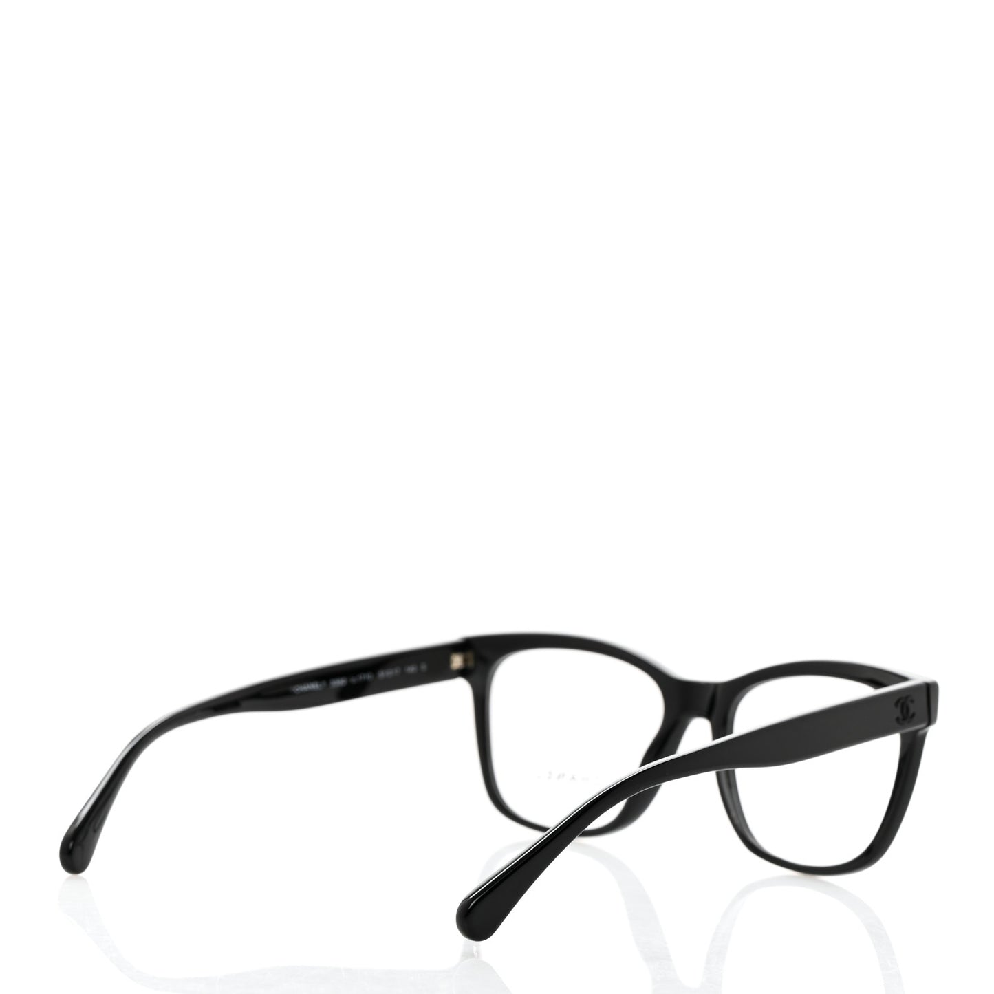 Acetate CC Square Eyeglasses 3392 Black