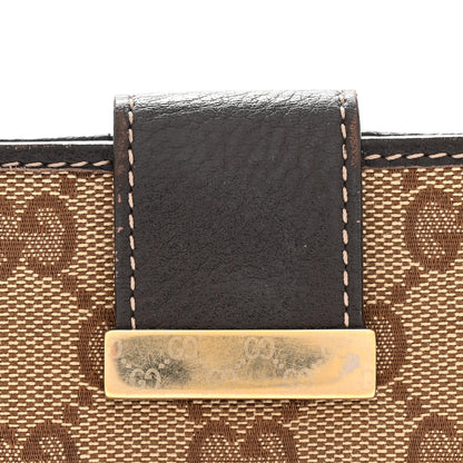 Gucci GG Plus Monogram Icon Bar Continental Flap Wallet Dark Brown 10 of 10