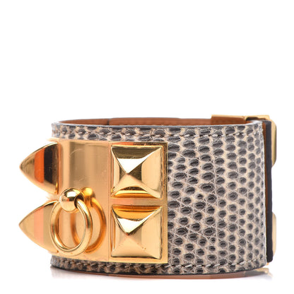 Hermes Lizard Collier De Chien CDC Bracelet T2 Ombre 1 of 11