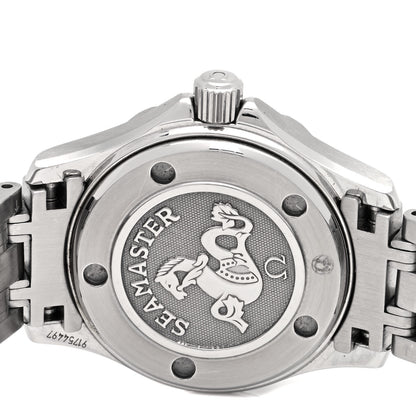 Omega Stainless Steel Diamond 28mm Seamaster Diver 300M Quartz Watch Black 212.30.28.61.51.001 4 of 4