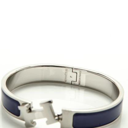 Hermes Enamel Narrow Clic Clac H Bracelet GM Pourpe 5 of 5
