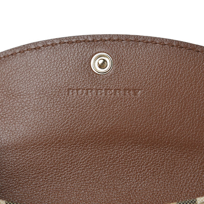 Burberry Calfskin Horseferry Check Chesam Card Case Tan 6 of 7