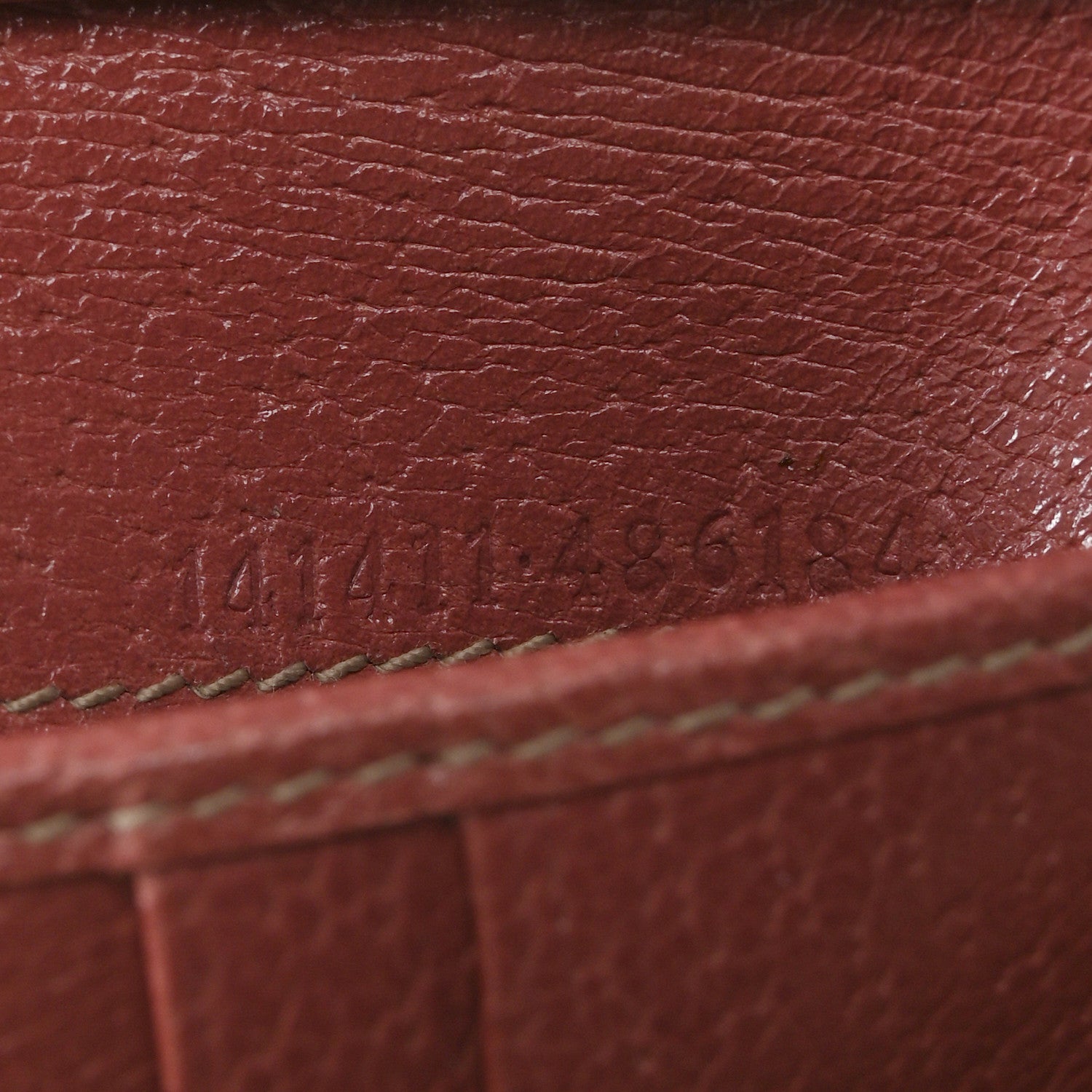Gucci Suede Monogram Abbey Compact Wallet Pink 8 of 10