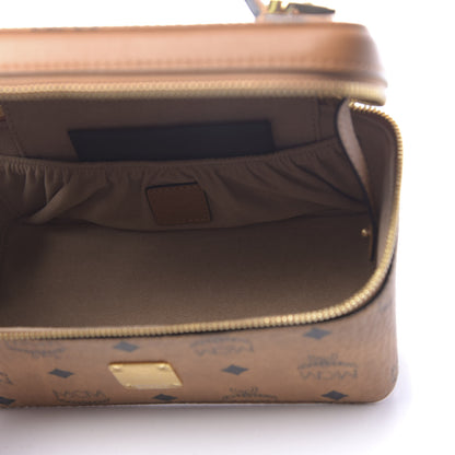 MCM Visetos Vanity Case Cognac 5 of 9