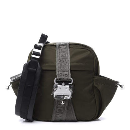 MCM Nylon Jemison Crossbody Loden Green 1 of 9