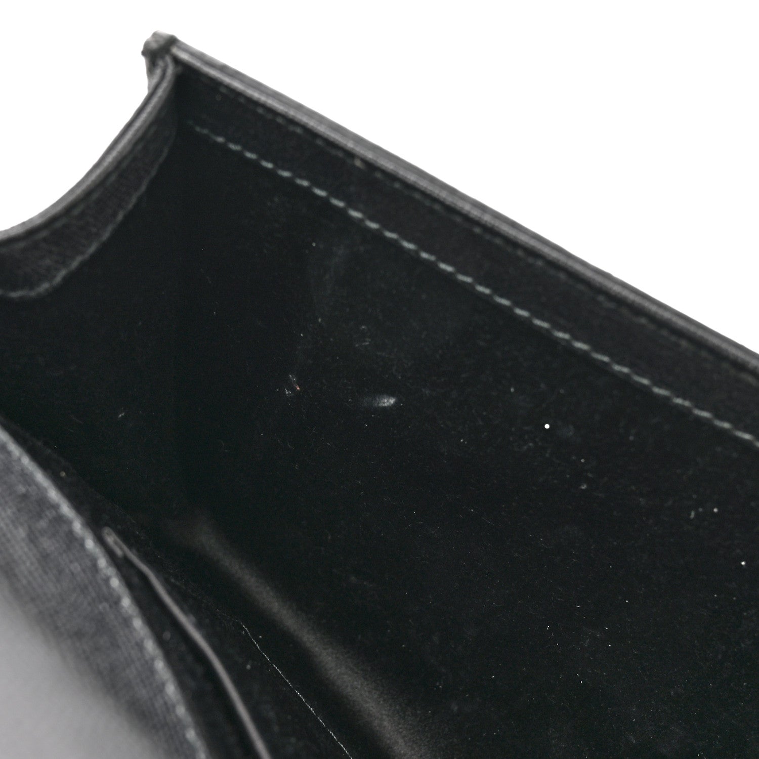 Saint Laurent Textured Calfskin Classic Y Ligne Clutch Black 8 of 11