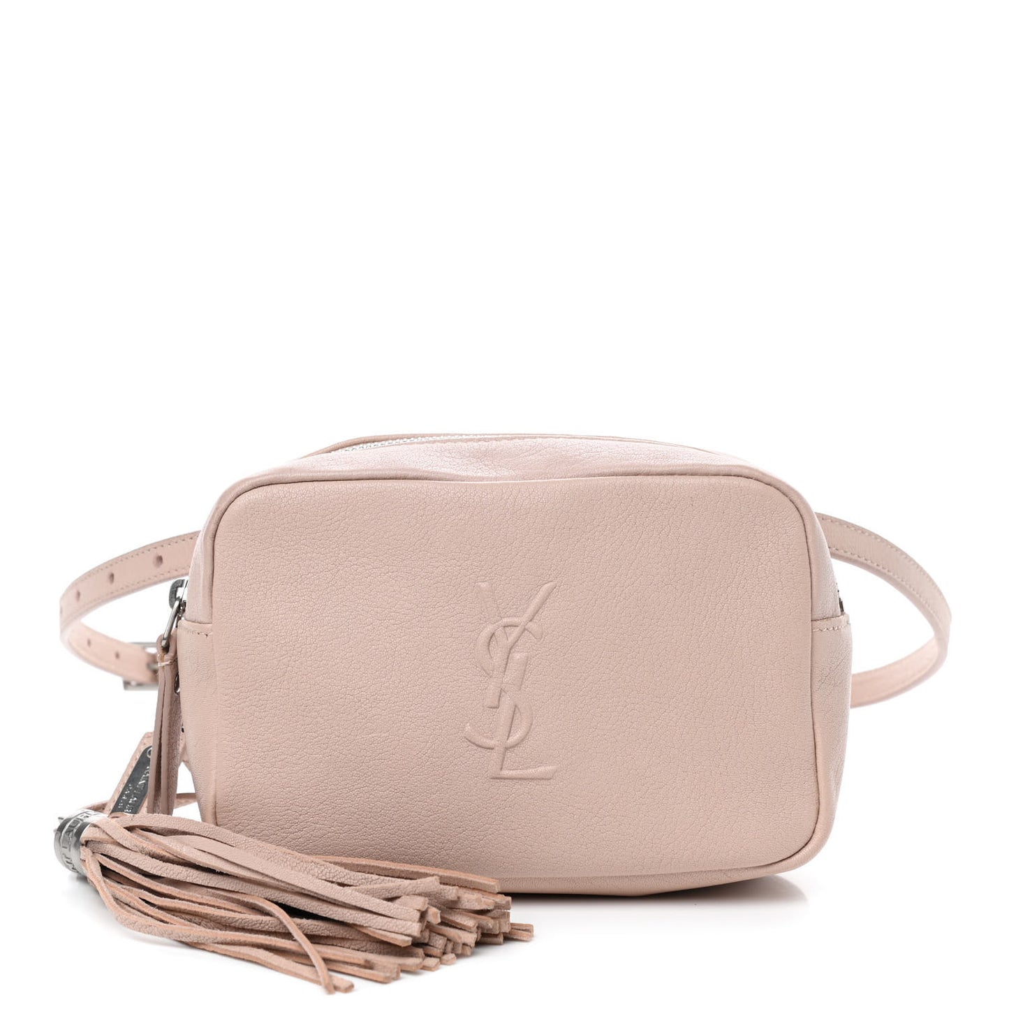 Lambskin Monogram Lou Belt Bag Marble Pink