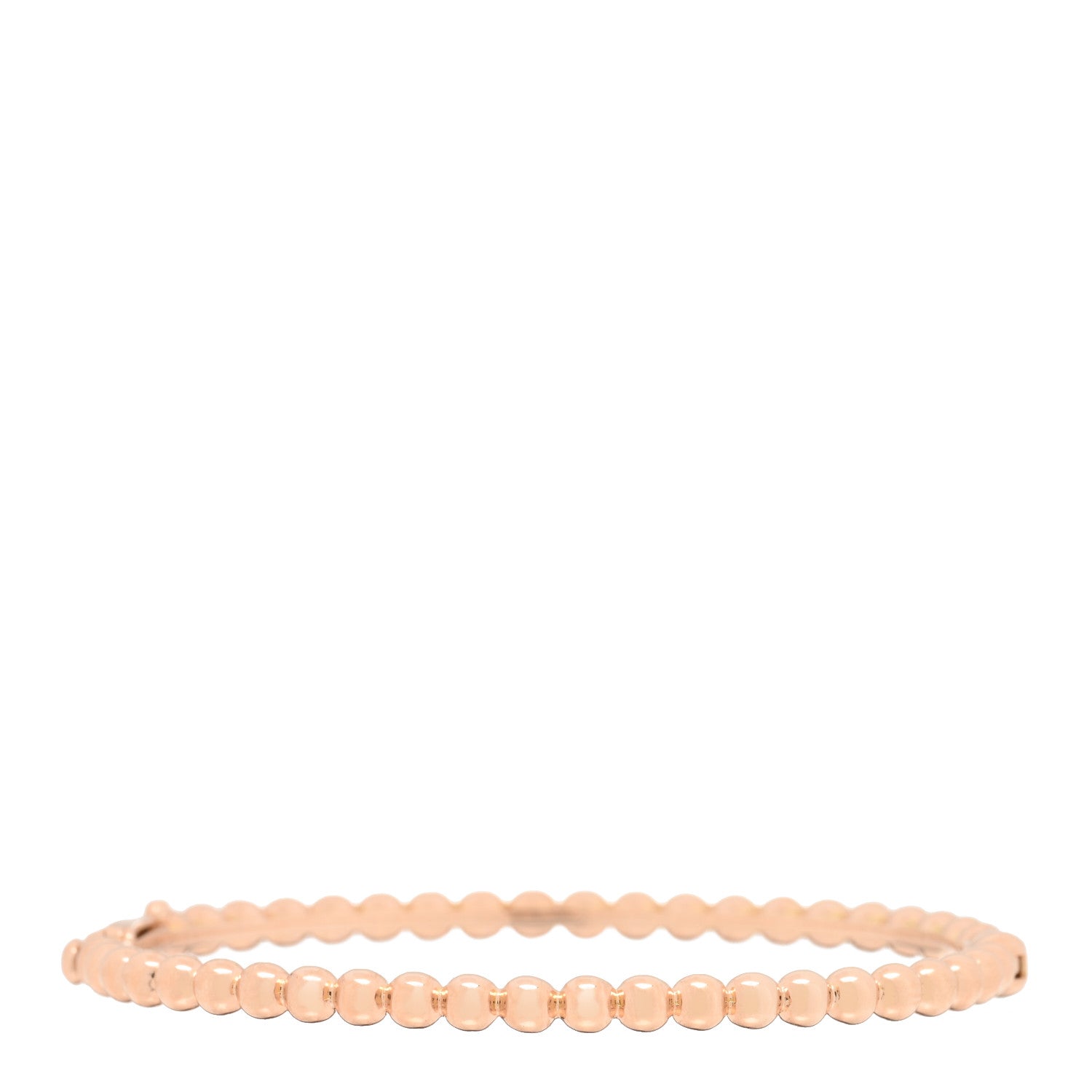 Van Cleef & Arpels 18K Rose Gold Perlee Pearls of Gold Bracelet XS 1 of 4